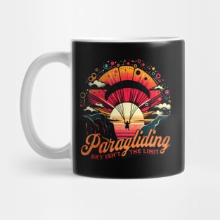 Paragliding Sky isn't the Limit Design Mug